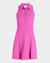 Cinq À Sept Casette Sleeveless Mini Polo Dress