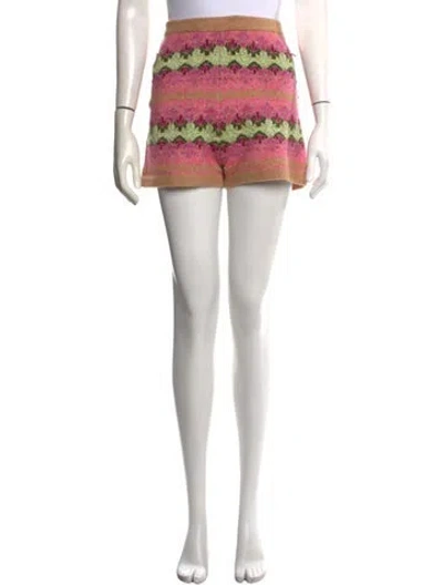 Pre-owned Cinq À Sept Cashmere Mini Shorts In Neutrals