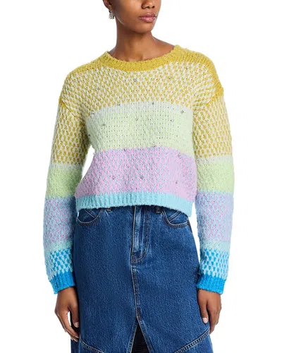 Cinq À Sept Cinq A Sept Caspar Rhinestone Sweater In Wimu