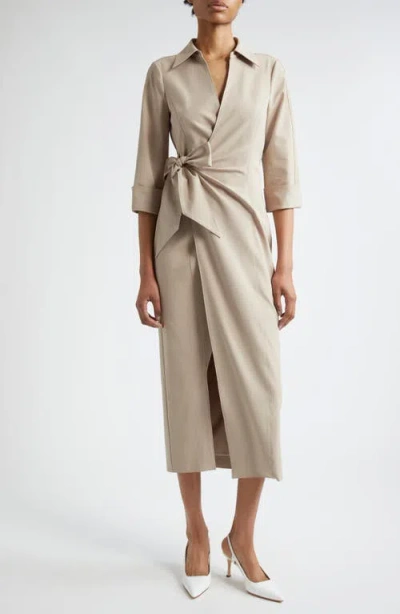 Cinq À Sept Cinq A Sept Cayleigh Dress In Khaki