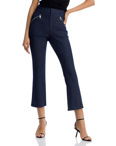Cinq À Sept Cinq A Sept Celeste High Rise Cropped Flare Leg Jeans In Indigo