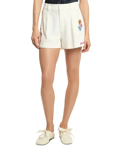 Cinq À Sept Cinq A Sept Celeste Vine Emmie Shorts In White