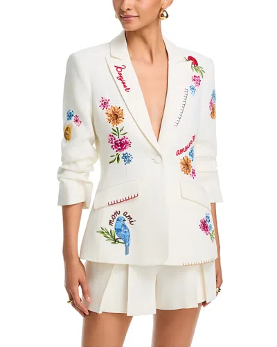 Cinq À Sept Cinq A Sept Celeste Vine Scrunched Cheyenne Blazer In Multi