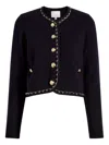 Cinq À Sept Cinq A Sept Structured Benoite Cardigan In Black