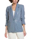 Cinq À Sept Chambray Kylie Jacket In Blue