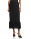 Cinq À Sept Cinq A Sept Charisse Sequin Plaid Midi Skirt In Black