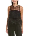 Cinq À Sept Charisse Top In Black