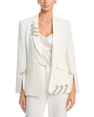 Cinq À Sept Cinq A Sept Charlee Safety Pin Blazer In Neutral