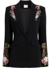 Cinq À Sept Heritage Patch Cheyenne Blazer In Black