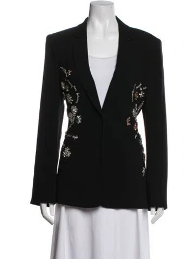 Pre-owned Cinq À Sept Cheyenne Blazer Blazer In Black