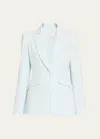 Cinq À Sept Cinq A Sept Wildflower Bouquet Blazer In Glacial Blue Mu