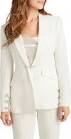 Cinq À Sept Cinq A Sept Cheyenne Rhinestone Pin Blazer In Multi