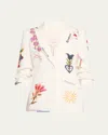 Cinq À Sept Cheyenne Scrunched Summer Love Blazer