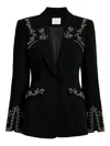 Cinq À Sept Cheyenne Soutache Embellished Blazer In Multi