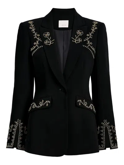 Cinq À Sept Cheyenne Soutache Embellished Blazer In Multi