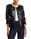 Cinq À Sept Cinq A Sept Chris Faux Leather Jacket In Black