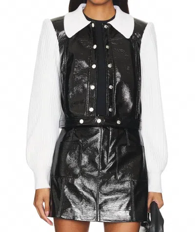 Cinq À Sept Ciara Jacket In Black Ivory