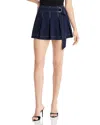 Cinq À Sept Ciela Pleated Skirt In Navy/ivory