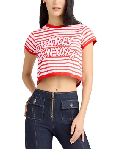 CINQ À SEPT CINQ Á SEPT BECKA SLIM FIT TEE