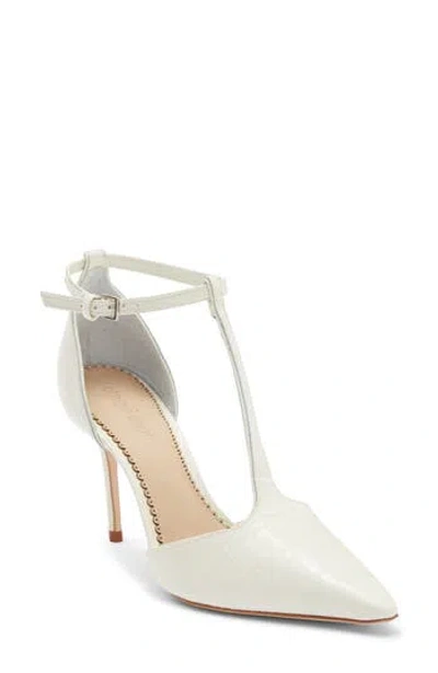 Cinq À Sept Clara T-strap Pump In White