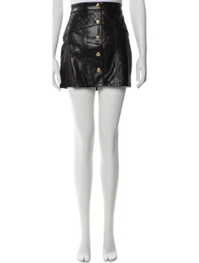 Pre-owned Cinq À Sept Claudia Mini Skirt W/ Tags In Silver