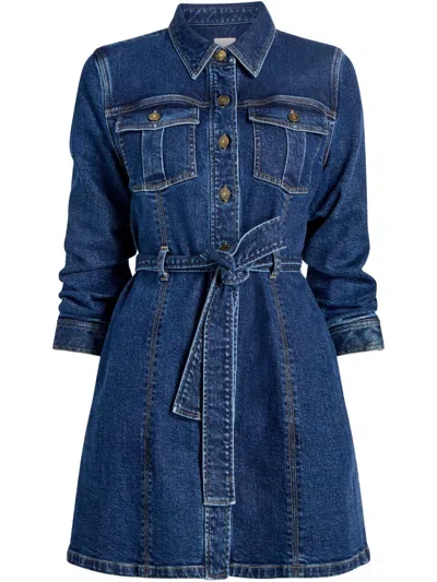 Cinq À Sept Clea Dress In Blue