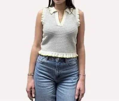 Cinq À Sept Clem Top In Twilight Mist In White