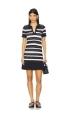 Cinq À Sept Clementine Knit Polo Dress In Black