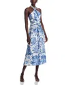 Cinq À Sept Costal Bouquet Coli Dress In Endless Sky Multi In Endless Sky Multi