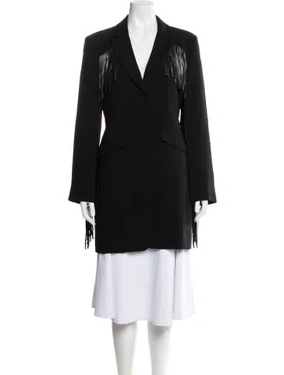 Pre-owned Cinq À Sept Coat W/ Tags In Black