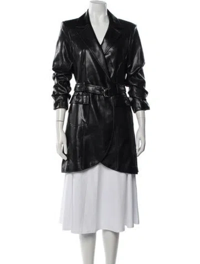 Pre-owned Cinq À Sept Coat W/ Tags In Black