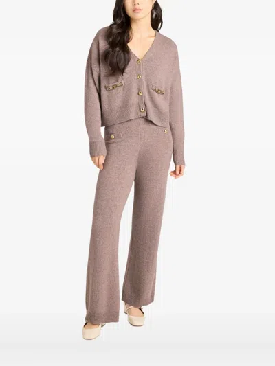 Cinq À Sept Cosmin Button-detail Trousers In Neutral