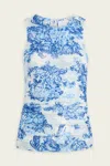 Cinq À Sept Costal Bouquet Dasha Top In Endless Sky Multi In Blue