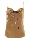 Cinq À Sept Cinq A Sept Marta Embellished Camisole In Brown