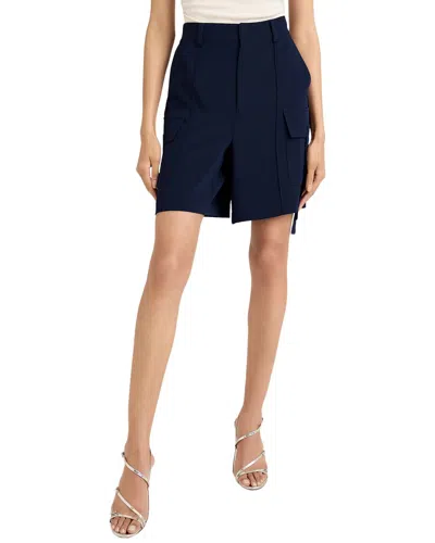 Cinq À Sept Crepe Odilia Short In Blue