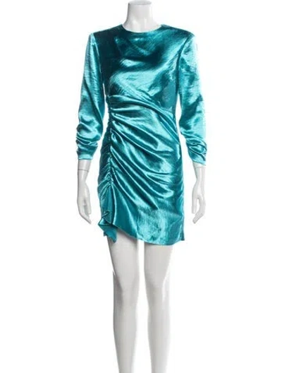 Pre-owned Cinq À Sept Crew Neck Mini Dress