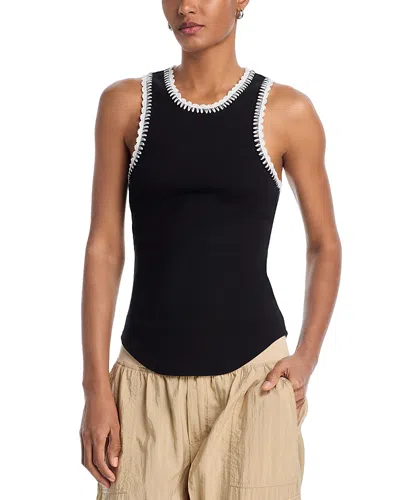 CINQ À SEPT CINQ A SEPT CROCHETED LIZZIE TANK TOP