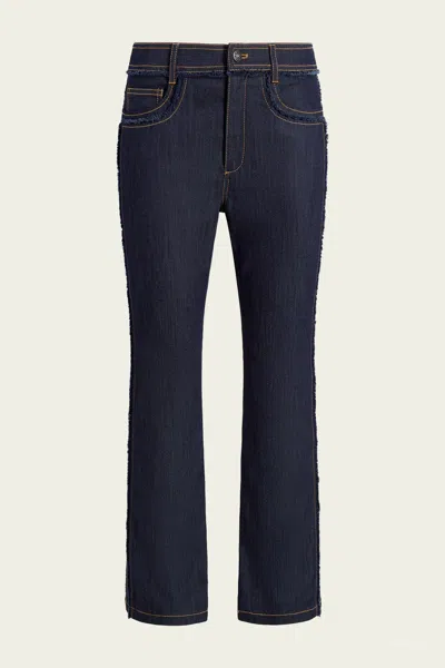 CINQ À SEPT CROPPED SALLIE PANT IN INDIGO