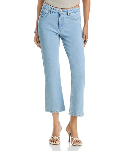 Cinq À Sept Cinq A Sept Cropped Stevie High Rise Jeans In Mist In Black