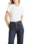 Cinq À Sept Crystal Garden Bree Tee In White In White