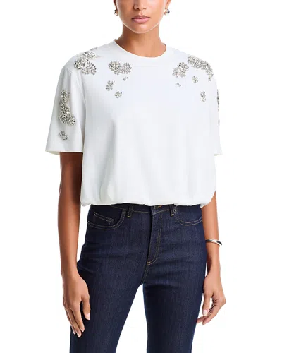 Cinq À Sept Cinq A Sept Crystal Ivy Davini Top In White
