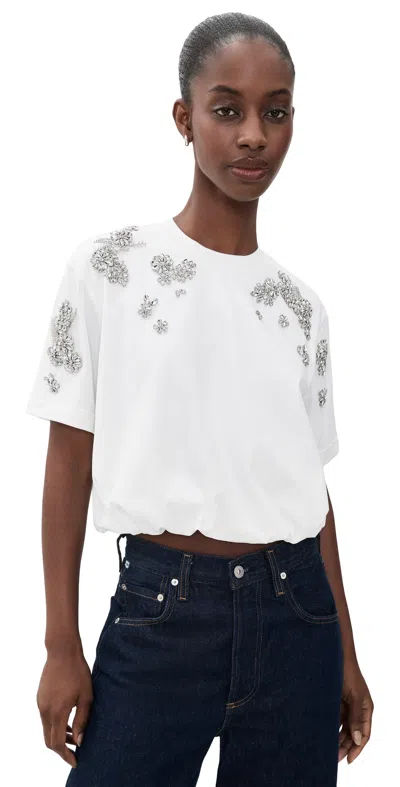Cinq À Sept Cinq A Sept Crystal Ivy Davini Top In White