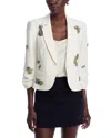 Cinq À Sept Le Petit Khloe Blazer In Ivory/yolk