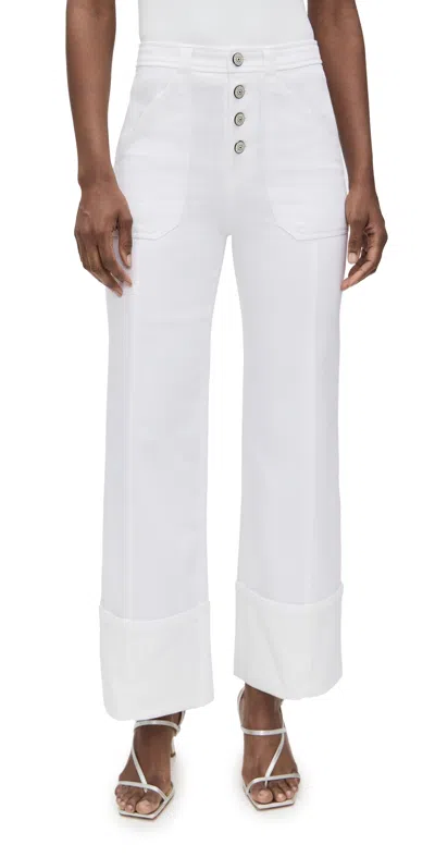 Cinq À Sept Cuffed Benji Pants White