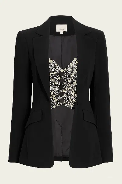 CINQ À SEPT CYNTHIA BLAZER IN BLACK
