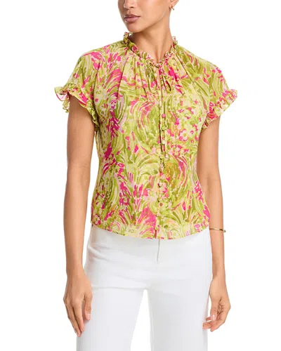Cinq À Sept Cinq A Sept Daisy Swirl Jenise Top In Multi