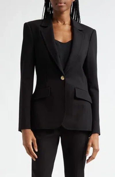 Cinq À Sept Danicka One-button Blazer In Black
