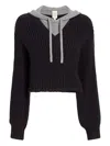 Cinq À Sept Deidre Hooded Sweater In Blue
