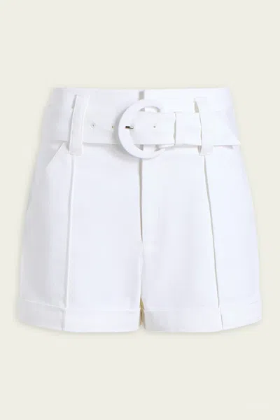 CINQ À SEPT DENIM ALDI SHORT IN WHITE