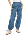 Cinq À Sept Denim Floral Zola Pant In Blue